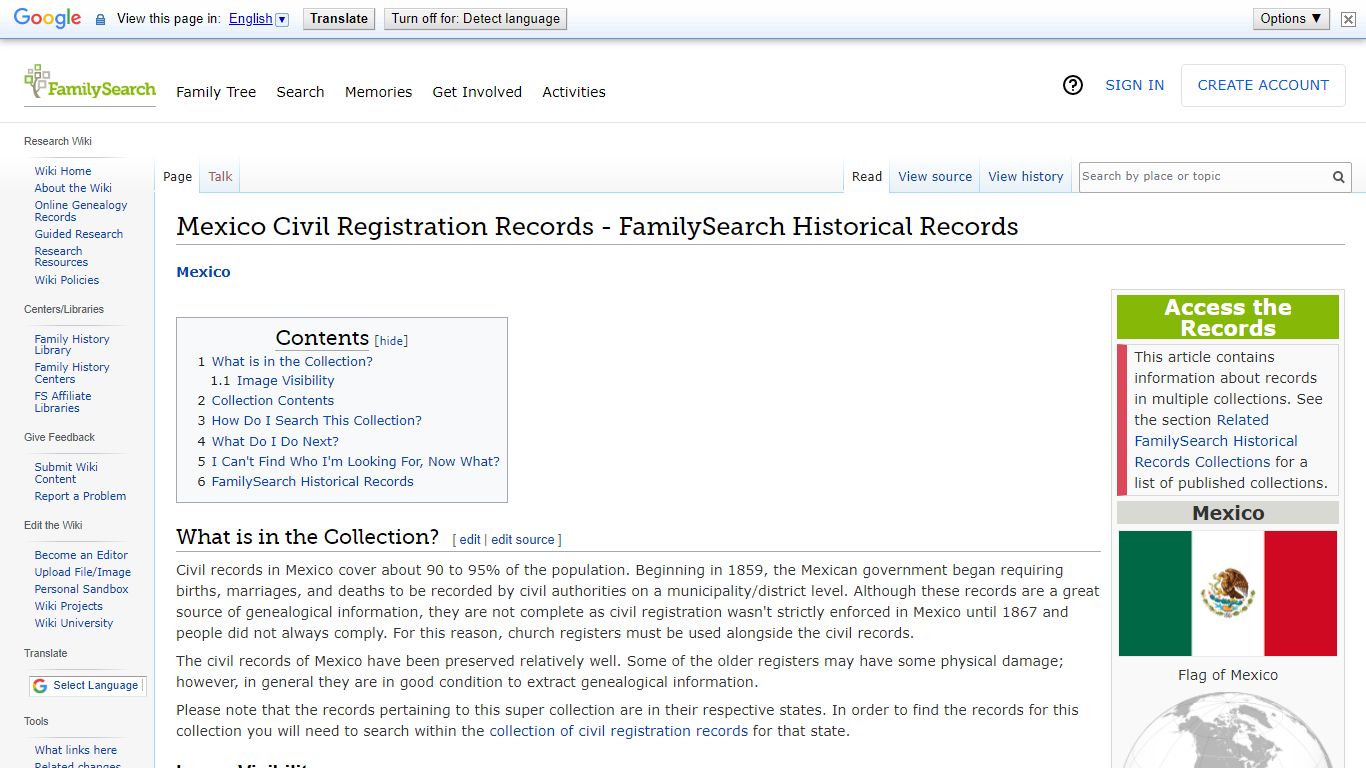 Mexico Civil Registration Records - FamilySearch ...